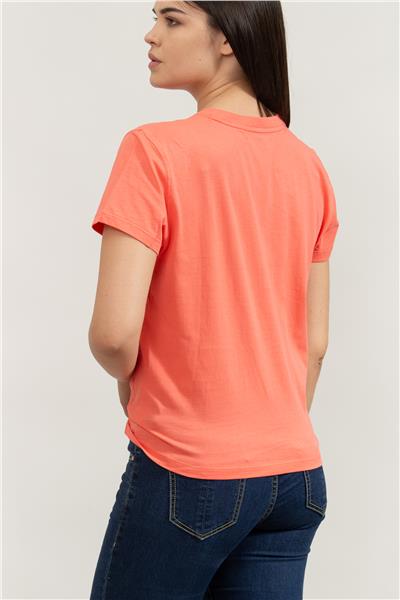 DKNY Kadın Bisiklet Yaka T-Shirt