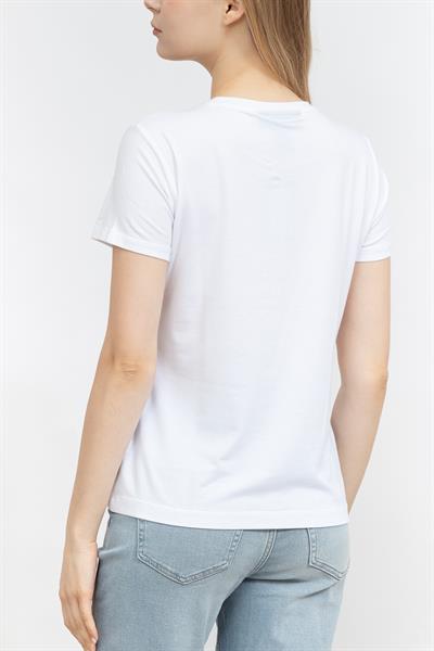 DKNY Kadın Bisiklet Yaka T-Shirt