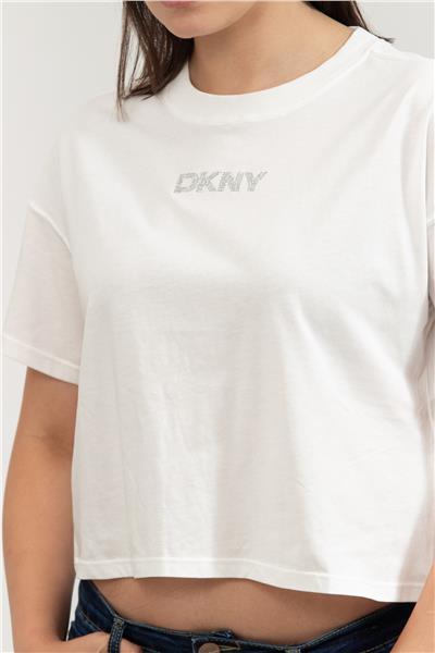DKNY Kadın Bisiklet Yaka T-Shirt
