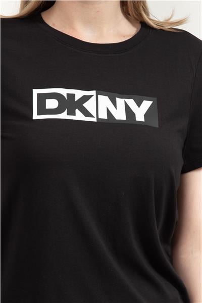 DKNY Kadın Bisiklet Yaka T-Shirt