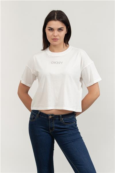 DKNY Kadın Bisiklet Yaka T-Shirt