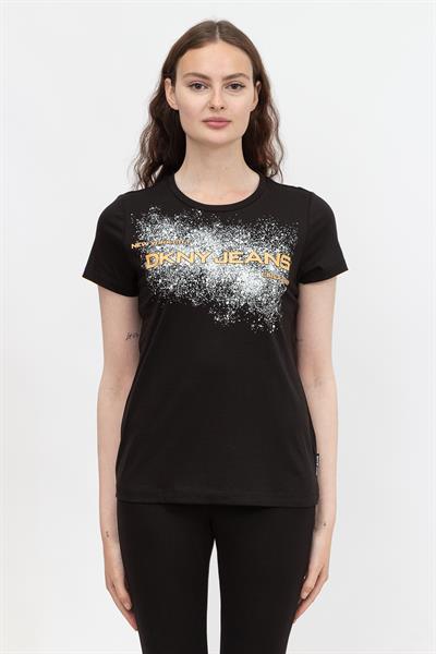 DKNY Kadın Bisiklet Yaka T-Shirt