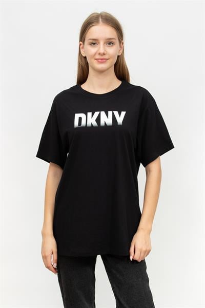 DKNY Kadın Bisiklet Yaka T-Shirt