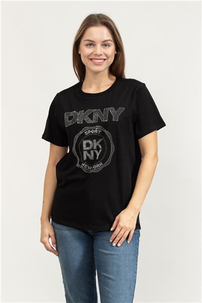 DKNY Kadın Bisiklet Yaka T-Shirt