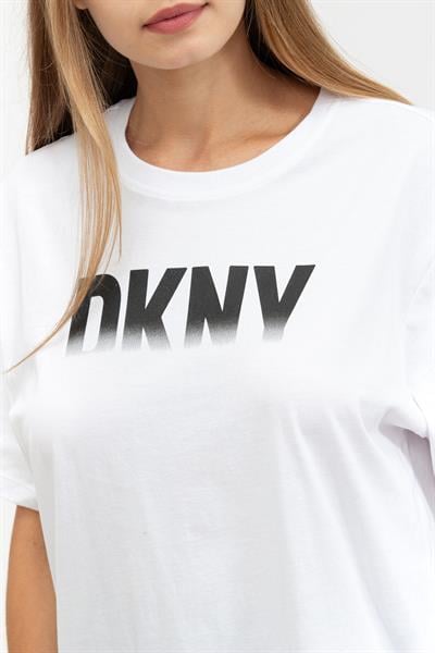 DKNY Kadın Bisiklet Yaka T-Shirt