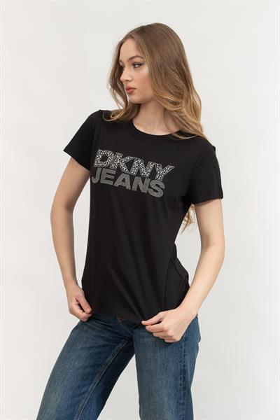 DKNY Kadın Bisiklet Yaka T-Shirt