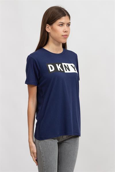 DKNY Kadın Bisiklet Yaka T-Shirt