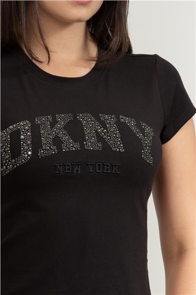 DKNY Kadın Bisiklet Yaka T-Shirt