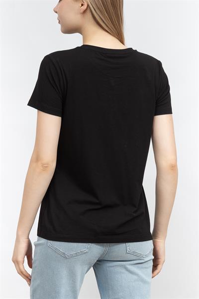DKNY Kadın Bisiklet Yaka T-Shirt