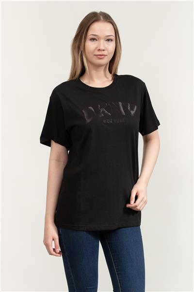 DKNY Kadın Bisiklet Yaka T-Shirt