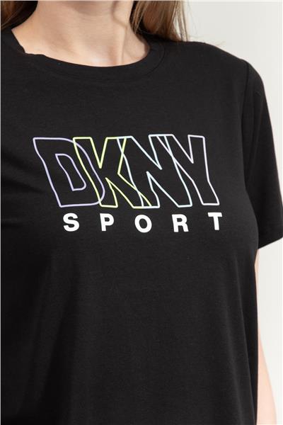 DKNY Kadın Bisiklet Yaka T-Shirt