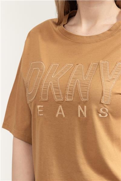 DKNY Kadın Bisiklet Yaka T-Shirt