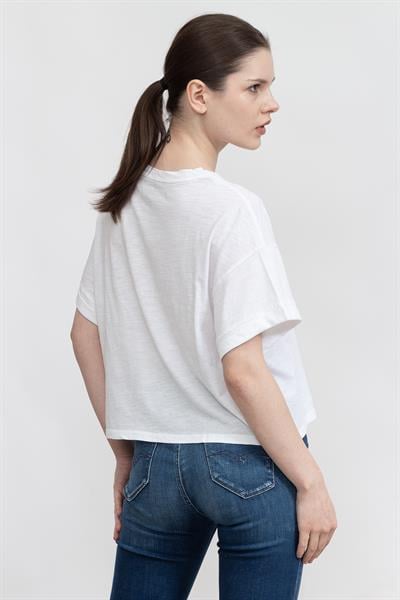 DKNY Kadın Bisiklet Yaka T-Shirt