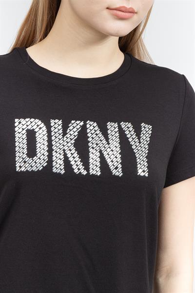 DKNY Kadın Bisiklet Yaka T-Shirt