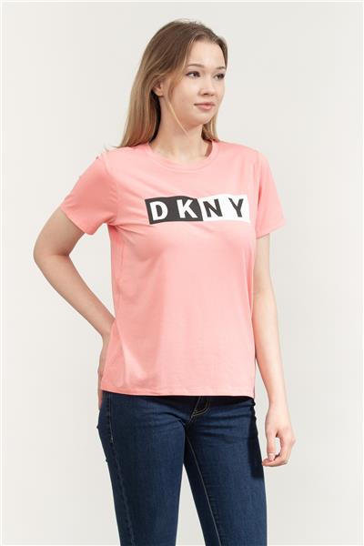 DKNY Kadın Bisiklet Yaka T-Shirt