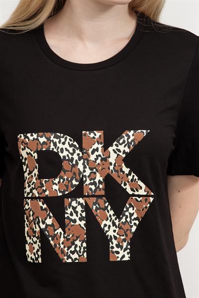 DKNY Kadın Bisiklet Yaka T-Shirt