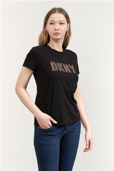 DKNY Kadın Bisiklet Yaka T-Shirt