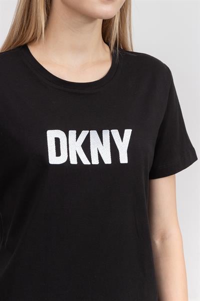 DKNY Kadın Bisiklet Yaka T-Shirt