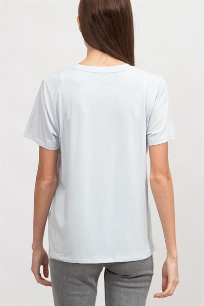 DKNY Kadın Bisiklet Yaka T-Shirt