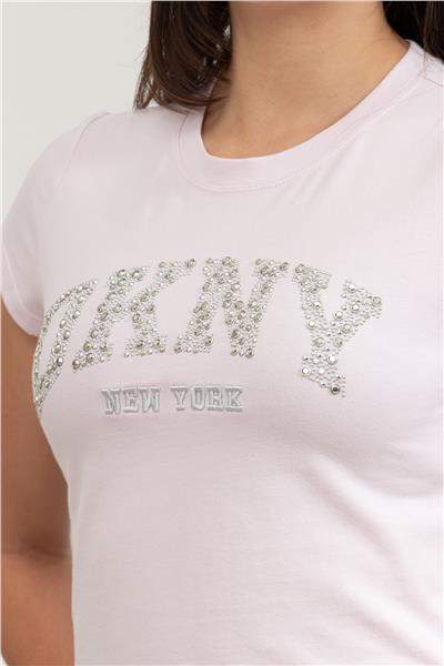 DKNY Kadın Bisiklet Yaka T-Shirt