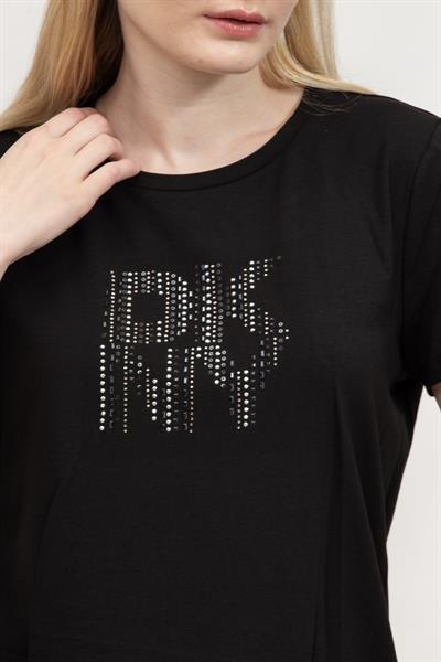 DKNY Kadın Bisiklet Yaka T-Shirt