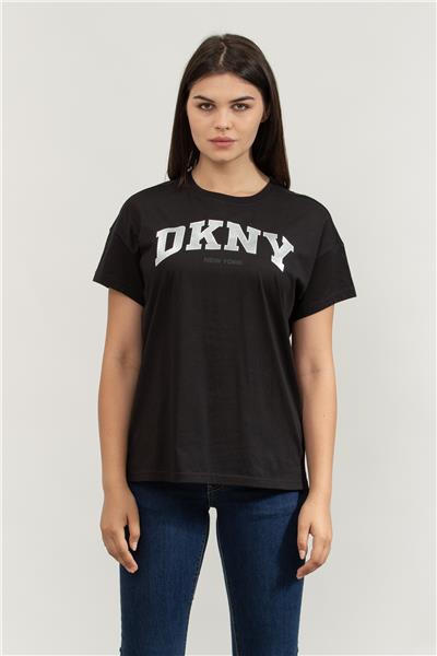DKNY Kadın Bisiklet Yaka T-Shirt
