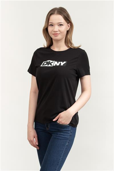 DKNY Kadın Bisiklet Yaka T-Shirt