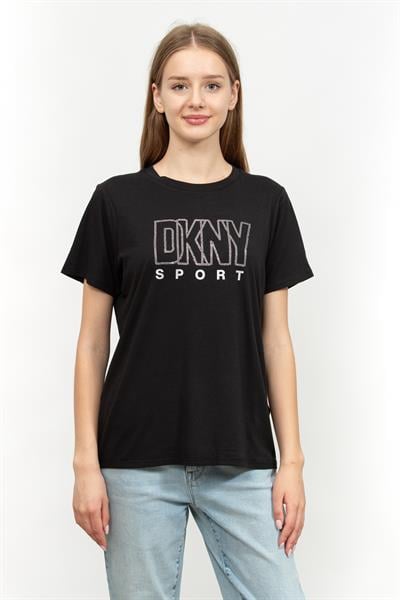 DKNY Kadın Bisiklet Yaka T-Shirt