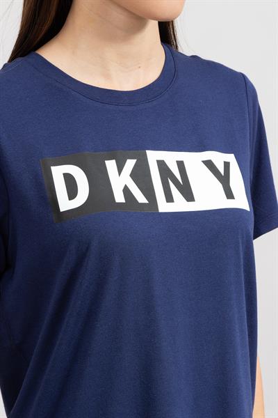 DKNY Kadın Bisiklet Yaka T-Shirt