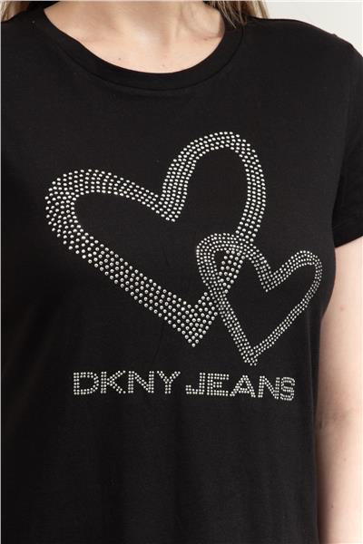 DKNY Kadın Bisiklet Yaka T-Shirt
