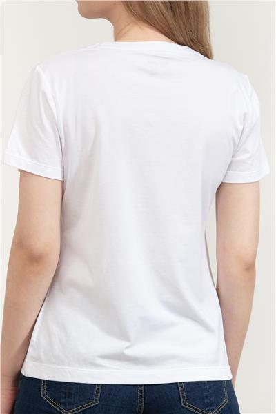 DKNY Kadın Bisiklet Yaka T-Shirt