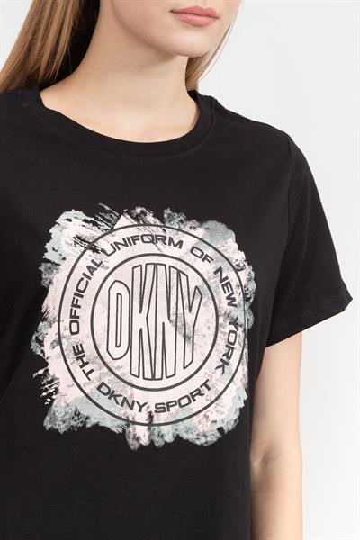 DKNY Kadın Bisiklet Yaka T-Shirt
