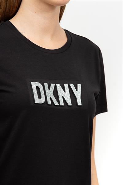 DKNY Kadın Bisiklet Yaka T-Shirt