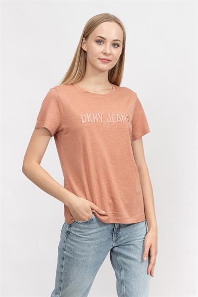 DKNY Kadın Bisiklet Yaka T-Shirt
