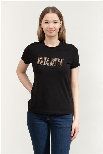 DKNY Kadın Bisiklet Yaka T-Shirt