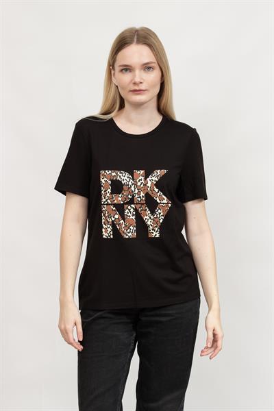 DKNY Kadın Bisiklet Yaka T-Shirt