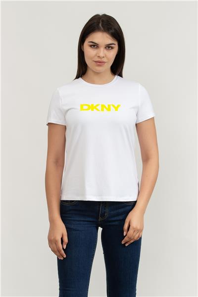 DKNY Kadın Bisiklet Yaka T-Shirt