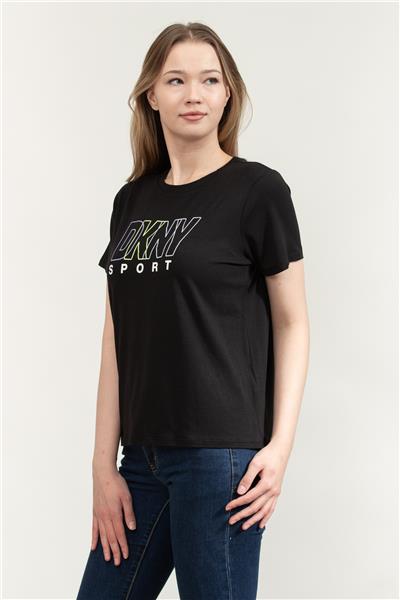 DKNY Kadın Bisiklet Yaka T-Shirt