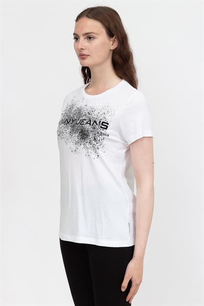 DKNY Kadın Bisiklet Yaka T-Shirt