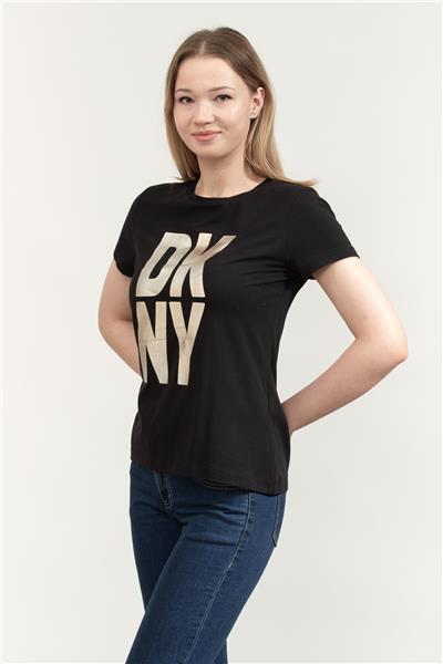 DKNY Kadın Bisiklet Yaka T-Shirt