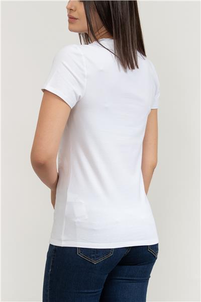 DKNY Kadın Bisiklet Yaka T-Shirt