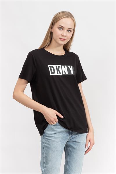 DKNY Kadın Bisiklet Yaka T-Shirt