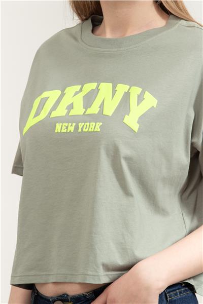 DKNY Kadın Bisiklet Yaka T-Shirt