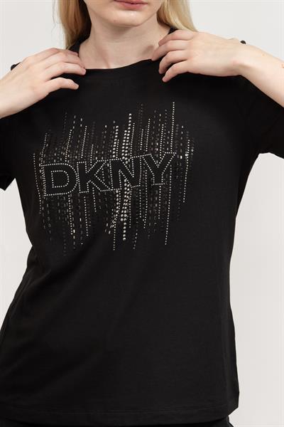 DKNY Kadın Bisiklet Yaka T-Shirt
