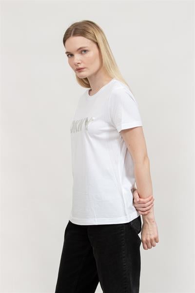 DKNY Kadın Bisiklet Yaka T-Shirt