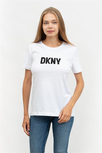 DKNY Kadın Bisiklet Yaka T-Shirt
