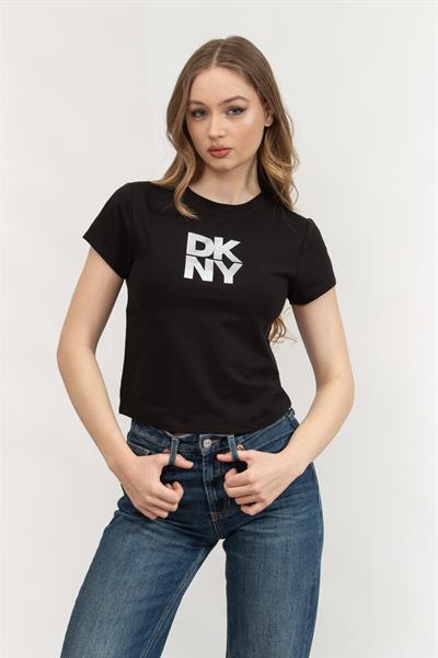 DKNY Kadın Bisiklet Yaka T-Shirt