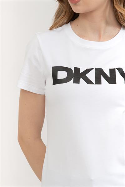 DKNY Kadın Bisiklet Yaka T-Shirt