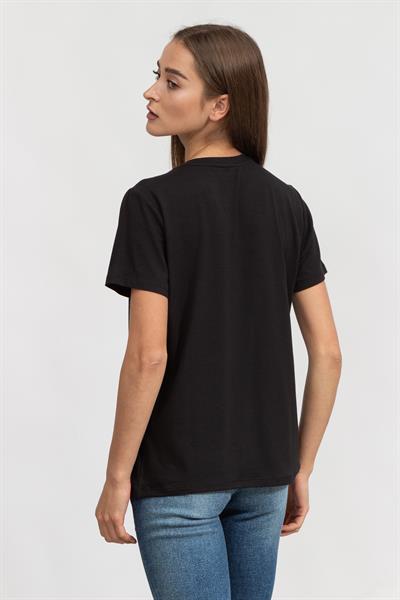 DKNY Kadın Bisiklet Yaka T-Shirt