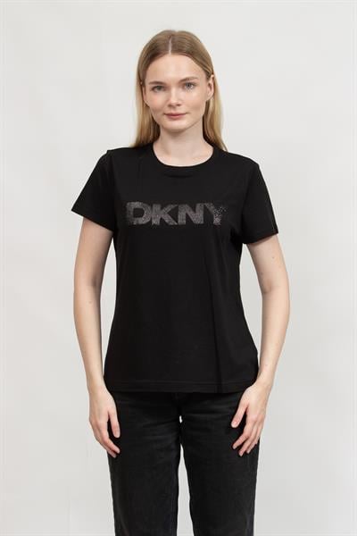 DKNY Kadın Bisiklet Yaka T-Shirt